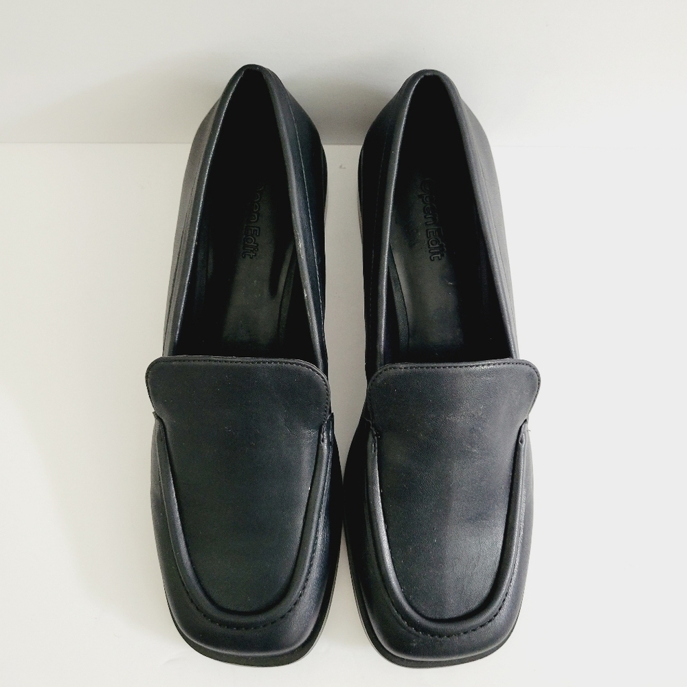 NEW Open Edit Black Loafer Shoes Size 7.5
